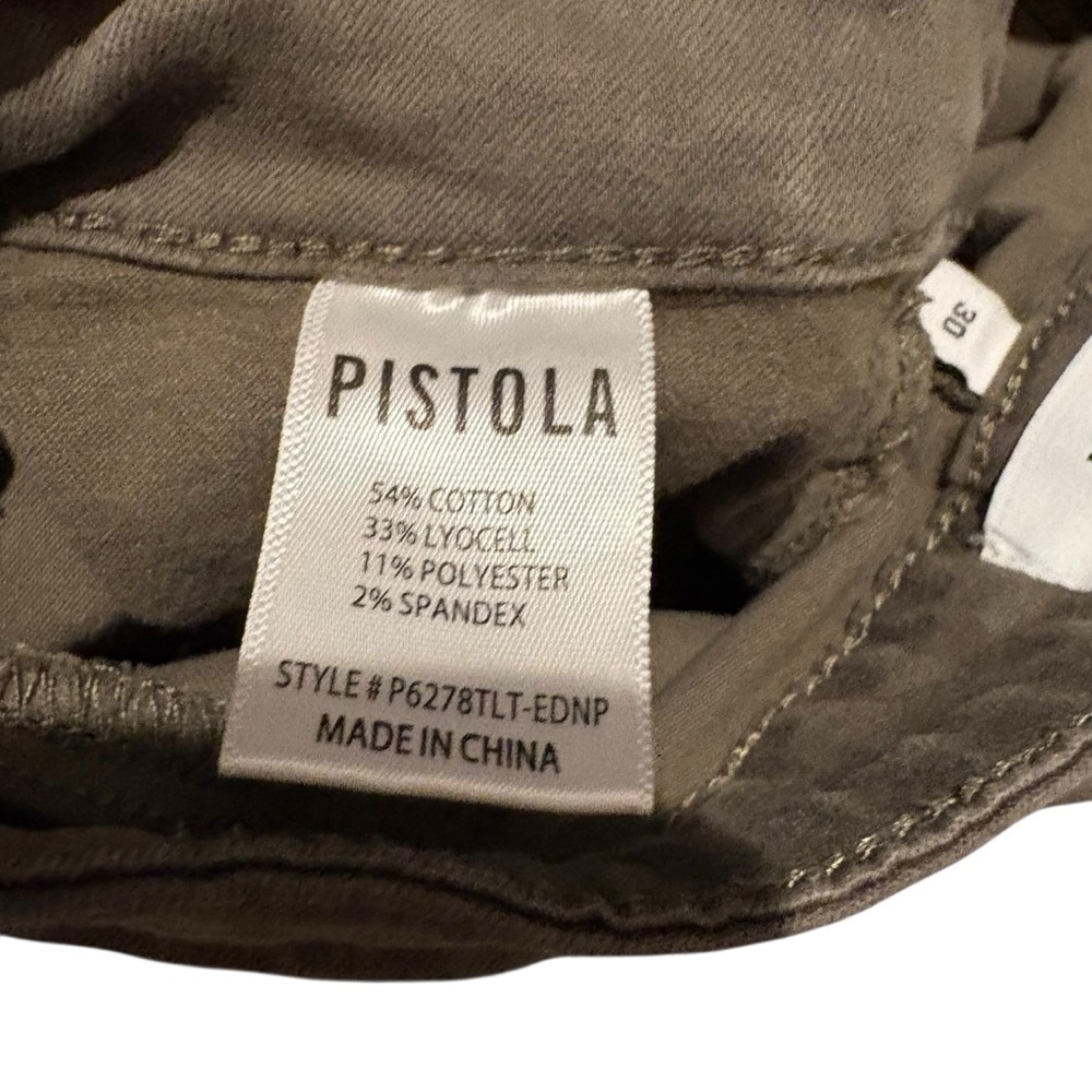Pistola Army Green Skinny Cargo Pants - Picture 5 of 7